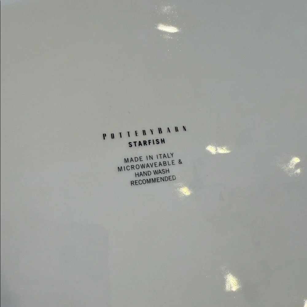 NWOT Pottery Barn Starfish Oval Platter